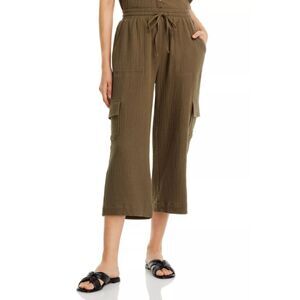 Single Thread Cotton Gauze Pants Women’s Size Large Olive Casual Boho